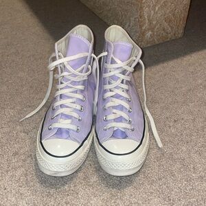 Purple High Top Converse